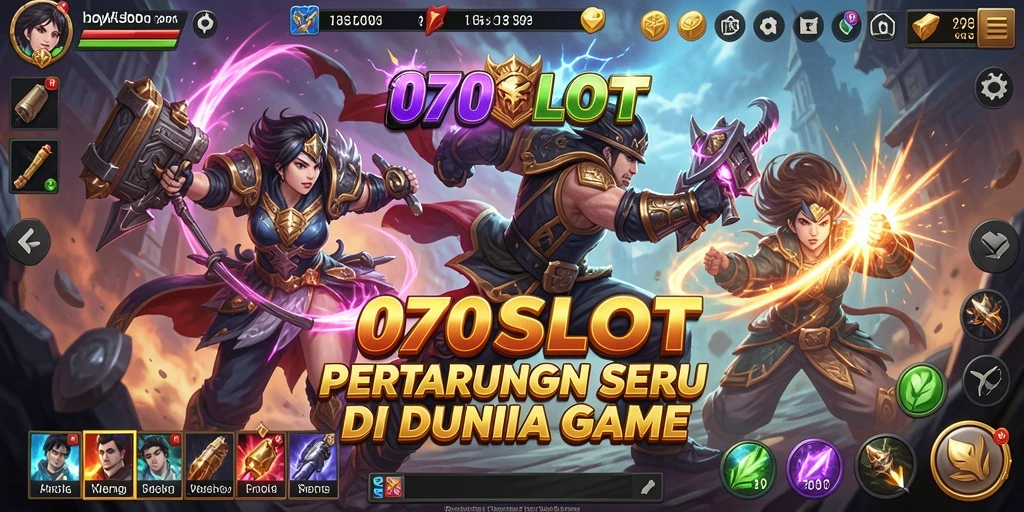 Tampilan seru dari pertarungan karakter di 070SLOT.