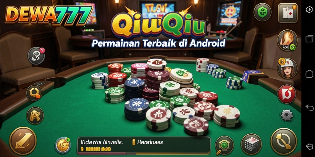 Tampilan gameplay QiuQiu yang menarik dan seru.