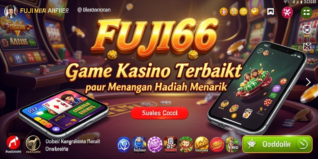 Screenshot utama FUJI66 menampilkan gameplay Kasino yang seru dan mendebarkan.