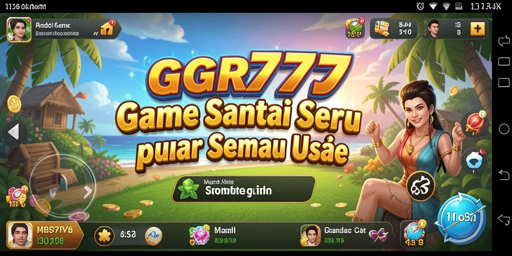 Tampilan menarik dari gameplay GGR777 yang penuh warna.