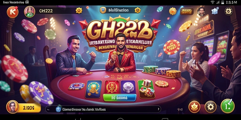 Tampilan menarik dari gameplay Kasino di OH222.