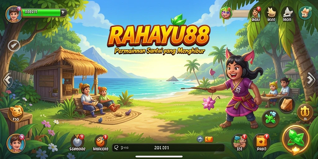 Tampilan menarik dari gameplay RAHAYU88 yang penuh warna.