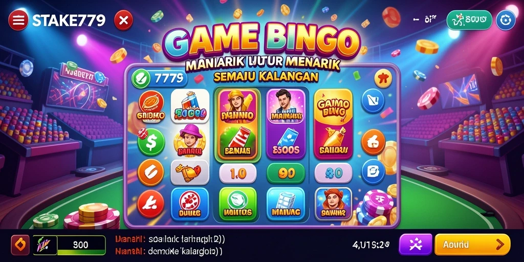 Screenshot gameplay STAKE779 menampilkan suasana seru dalam permainan Bingo.