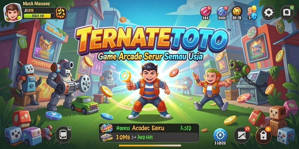 Tampilan gameplay seru dari TERNATETOTO dengan aksi Arcade yang menegangkan.