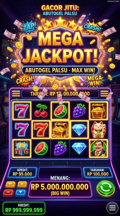 Screenshot tampilan antarmuka abutogel yang mudah digunakan.